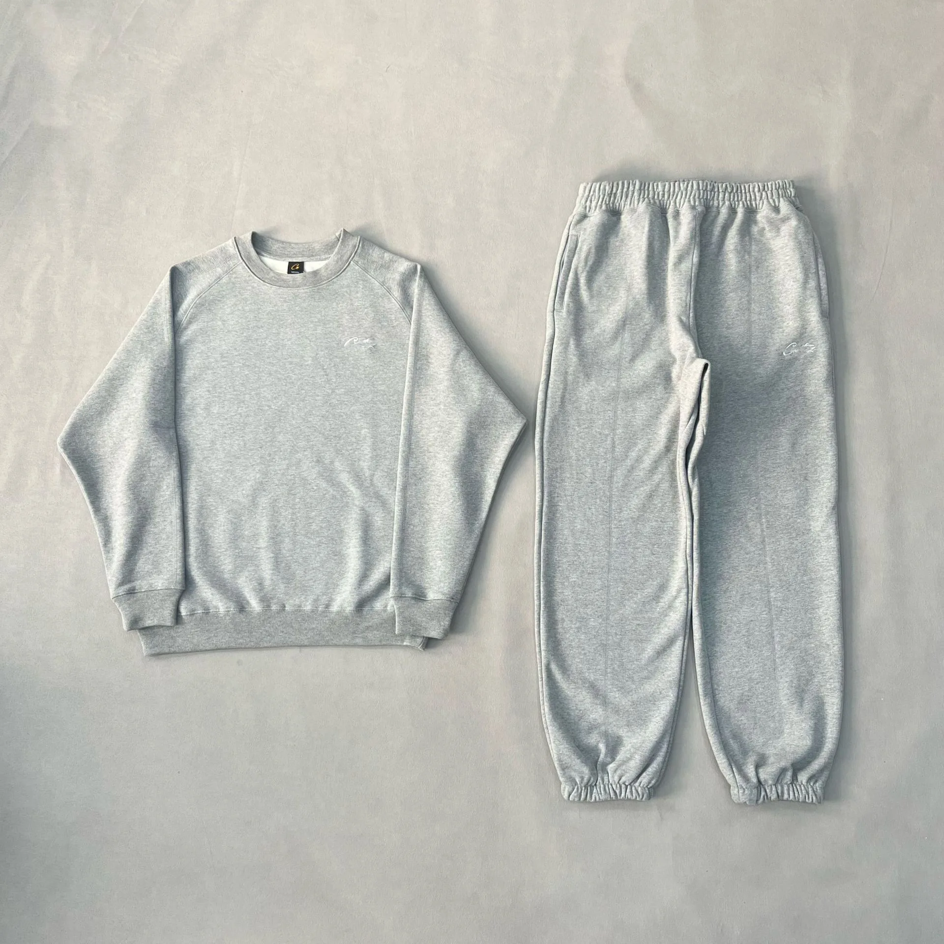 

High Quali Knitted Devil Island Hip Hop Street Dance Embroidered Letter Men's Sports Casual Trousers Loose Fit mid Waist