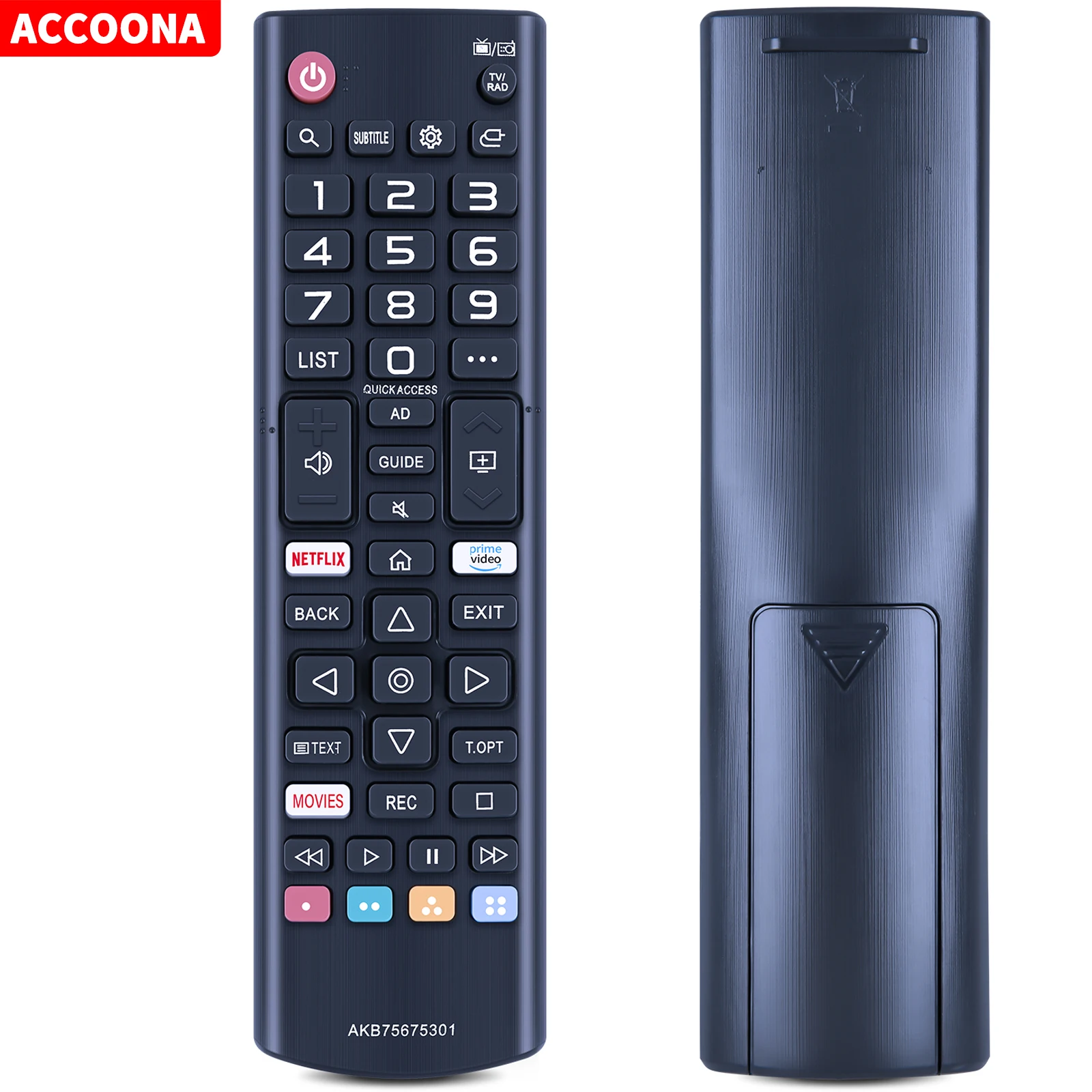 LED TVリモコン,akb76037605 akb75675304 akb75675301 akb75675311 akb76037601 50up75006lf,交換用リモコン