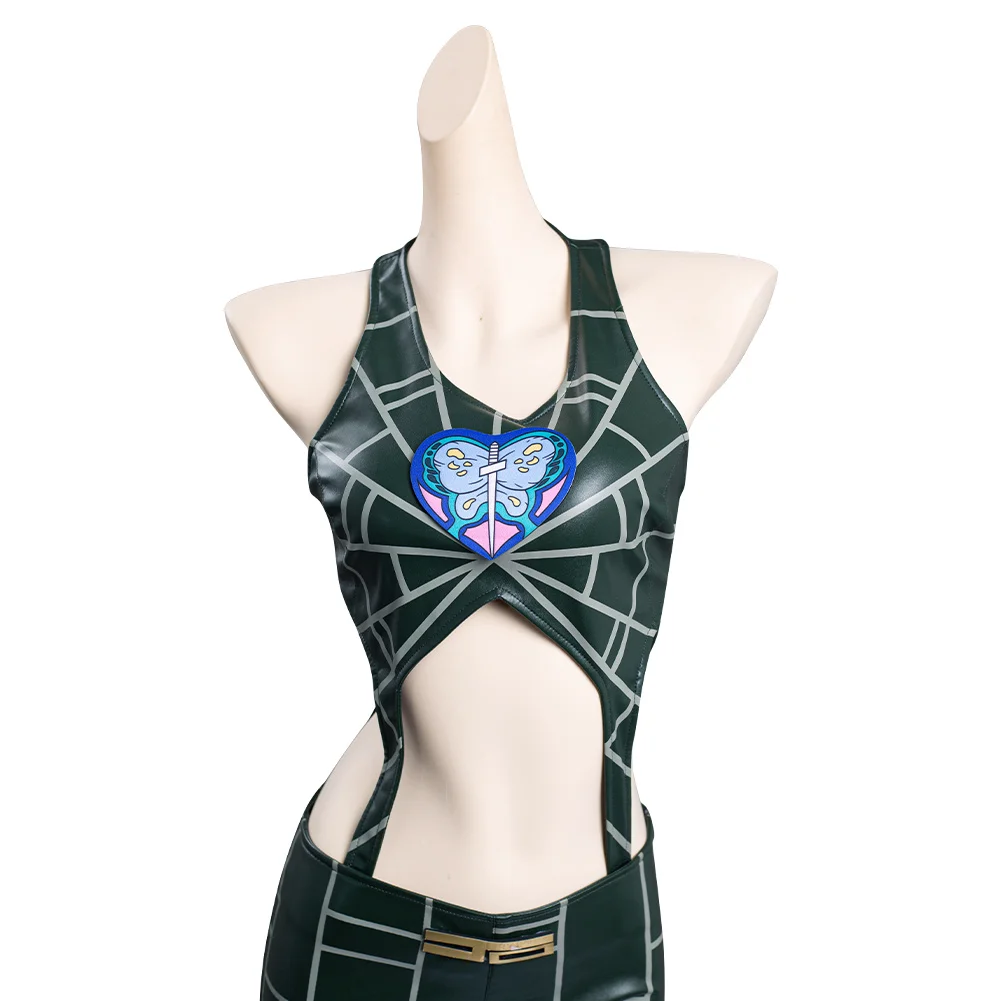 Stone Ocean Jolyne Cujoh Cosplay Costume Coat Jumpsuit Anime Bizarre Adventure Halloween Carnival Disguise Suit For Women