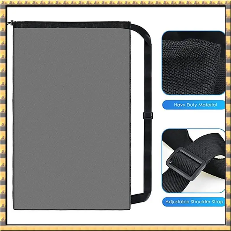 AA79 Nieuwe extra grote mesh-tas voor basketbal en volleybal. Gebruikt om basketbal-, volleybal-, honkbal- en zwemuitrusting op te bergen.