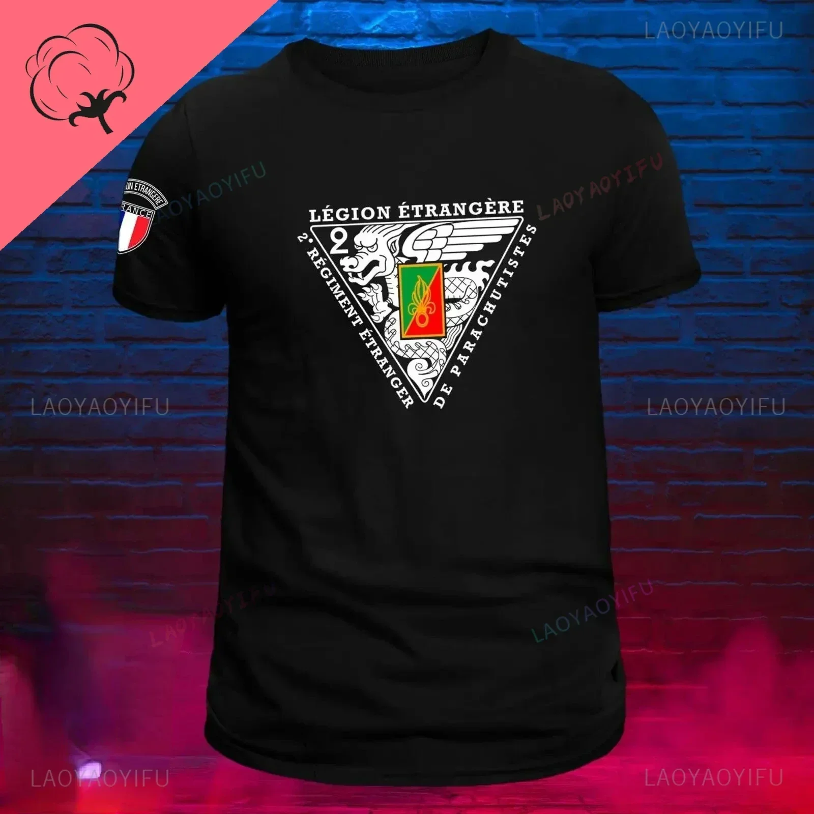 French Foreign Legion L é gion Etrag è re Special Forces World War II Army Men's and Women's Short sleeved T-shirts