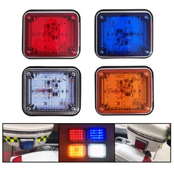 1Pc 12V 24V LED Stroboscope Strobe Light For Police Motorcycle Ambulance Car 4x4 Flashing Lights Indicator Lamp