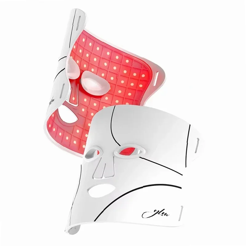 LED Red Light Therapy Mask, 4-Color Facial Skin Care Device for Rejuvenation & Anti-Aging