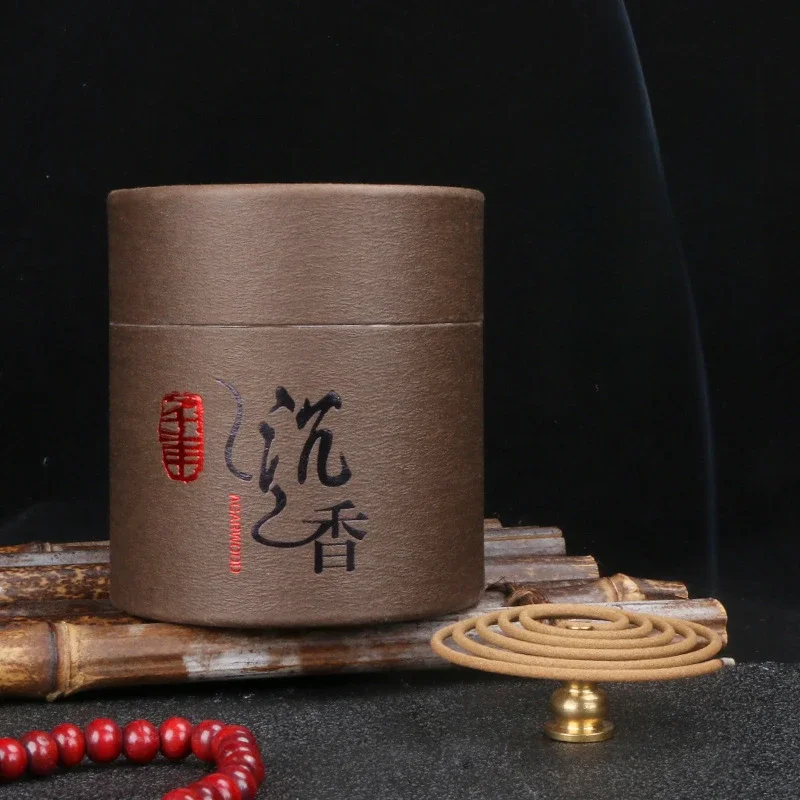 Y 48 Plate Natural Sandalwood Wormwood Coil Incense Household Aromatherapy Buddha Yoga Indoor Smell Burning Home Fragrance