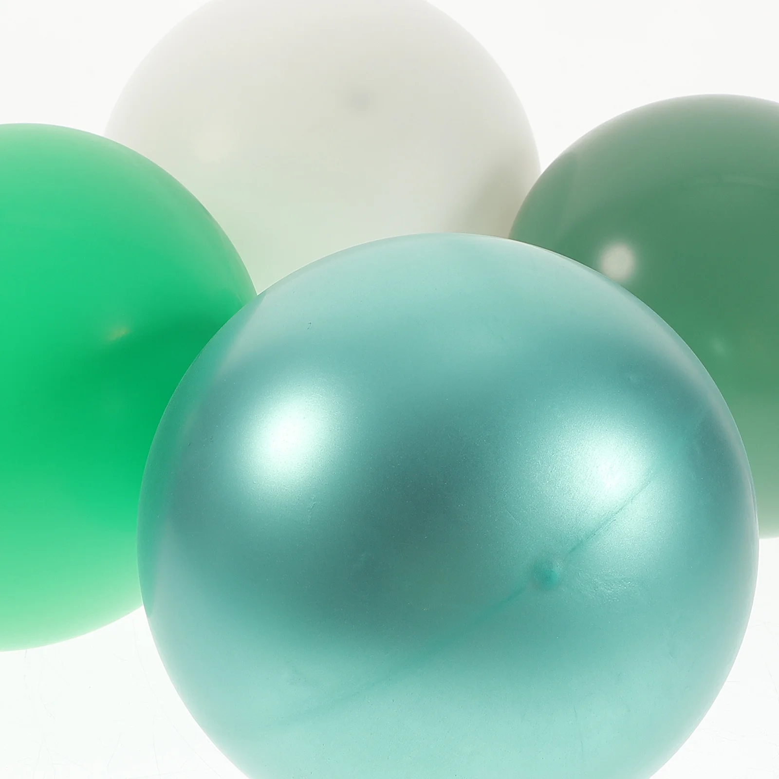 

20Pcs Party Balloons Latex Jungle Theme Birthday Party Decoration Kit Green White Metallic Gold Balloons for Birthday Supplies