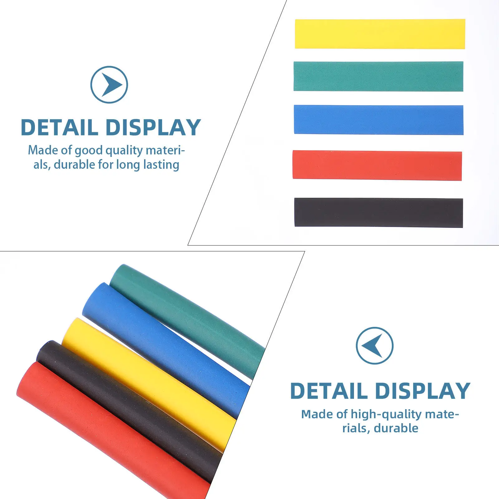 Protector Color Electrical Heat Shrink Tubes Wire Wrap Tubing Kit Tubings Cable Sleeve