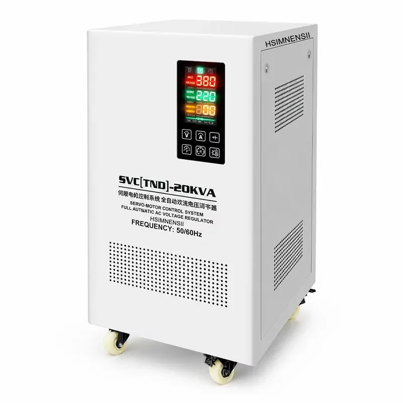 for 10kVA 15kVA 20kVA 30kVA SVC TND Single Phase Servo Voltage Regulator Automatic AC Stabilizer Power Supply Protector