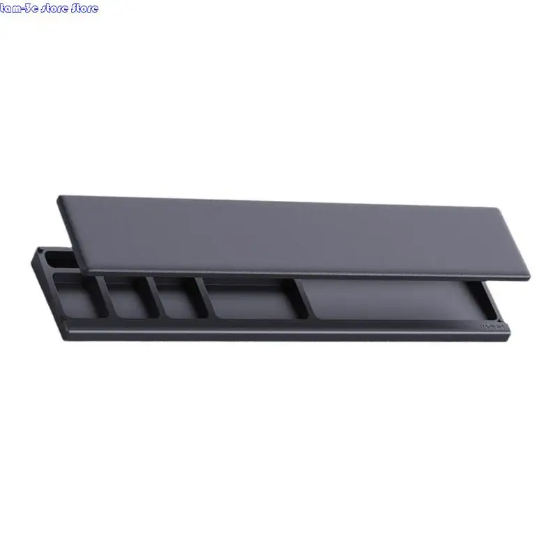 D0UA Keyboard Wrist Rest Pad Support with Desktop Partition Storage Case Ergonomic