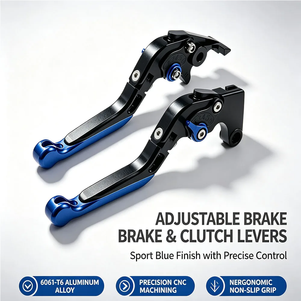 For Buell XB12SX XB12S 2010 CNC Folding Extendable Brake Clutch Levers Adjustable Handle Set Black Blue Red Gold Orange Green