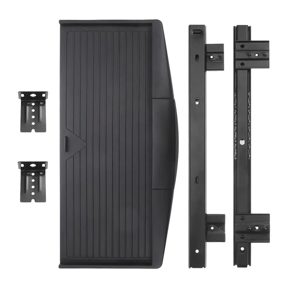 

Регулируемый лоток для клавиатуры под столом, выдвижной ящик, эргономичный держатель, платформа для мыши, офисный органайзер для хранения стола