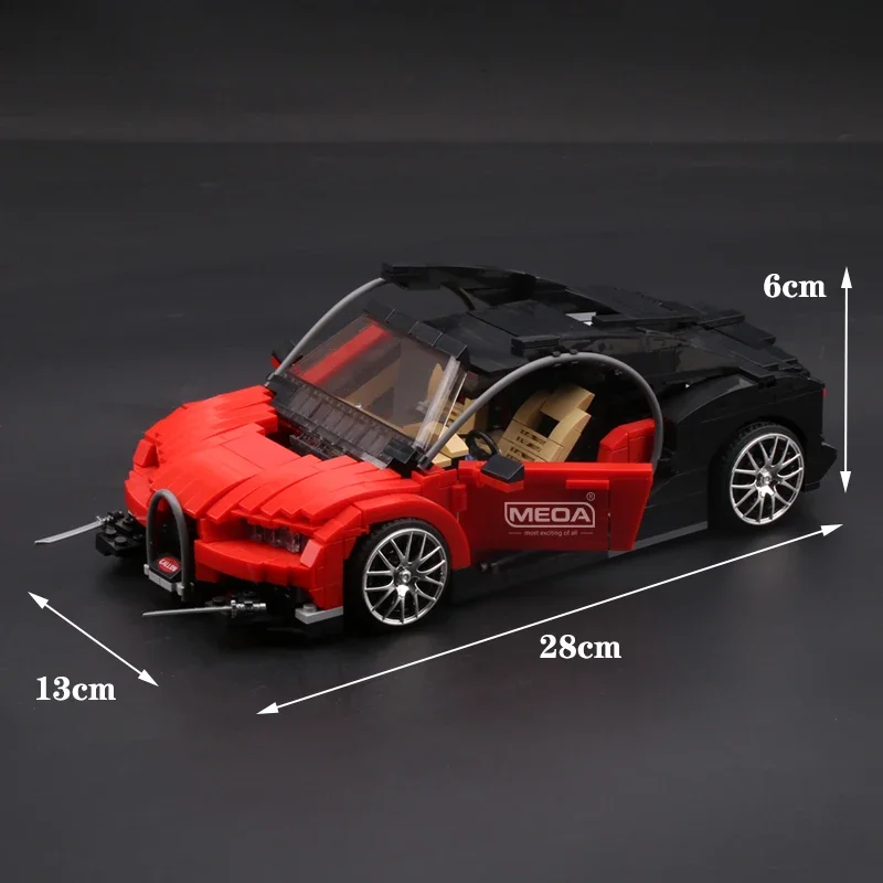 Building Blocks Sports Car high-tech Series Gallon Racing Car Cool Model Kit Stacking Bricks Toys For Kids Birthday Gift