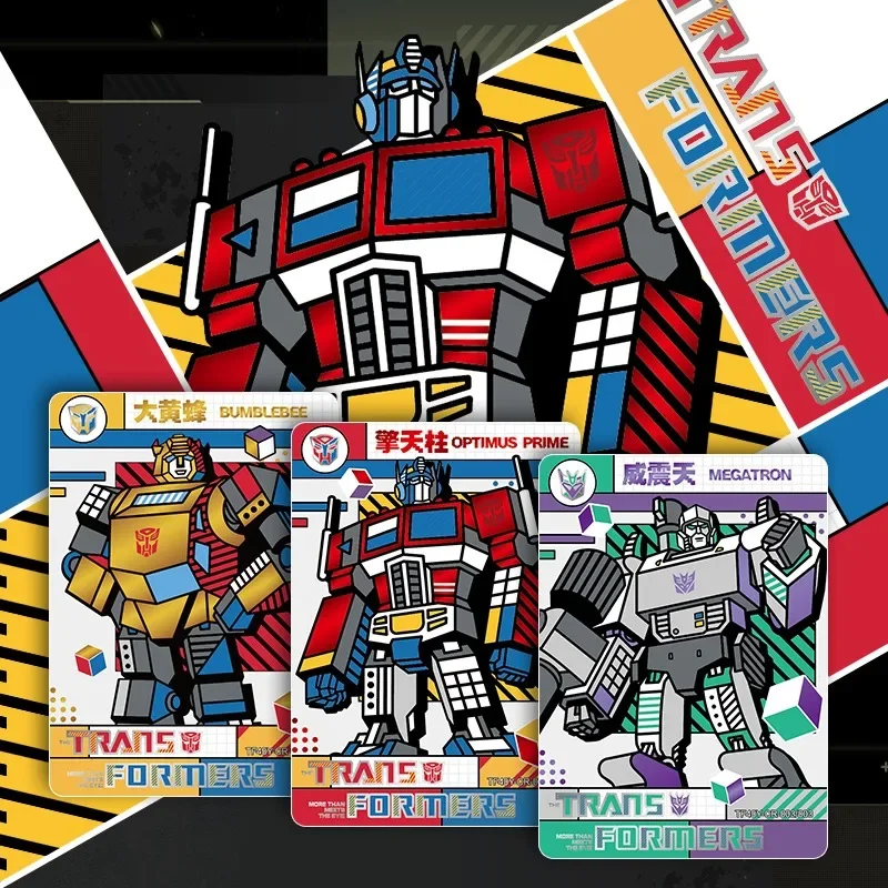 AgreYOU-group carte TransDevices pour enfants, Megatron Optimus Prime, BUMBLEBEE, Rick Anime, carte de collection rare, jouets, cadeau de vacances