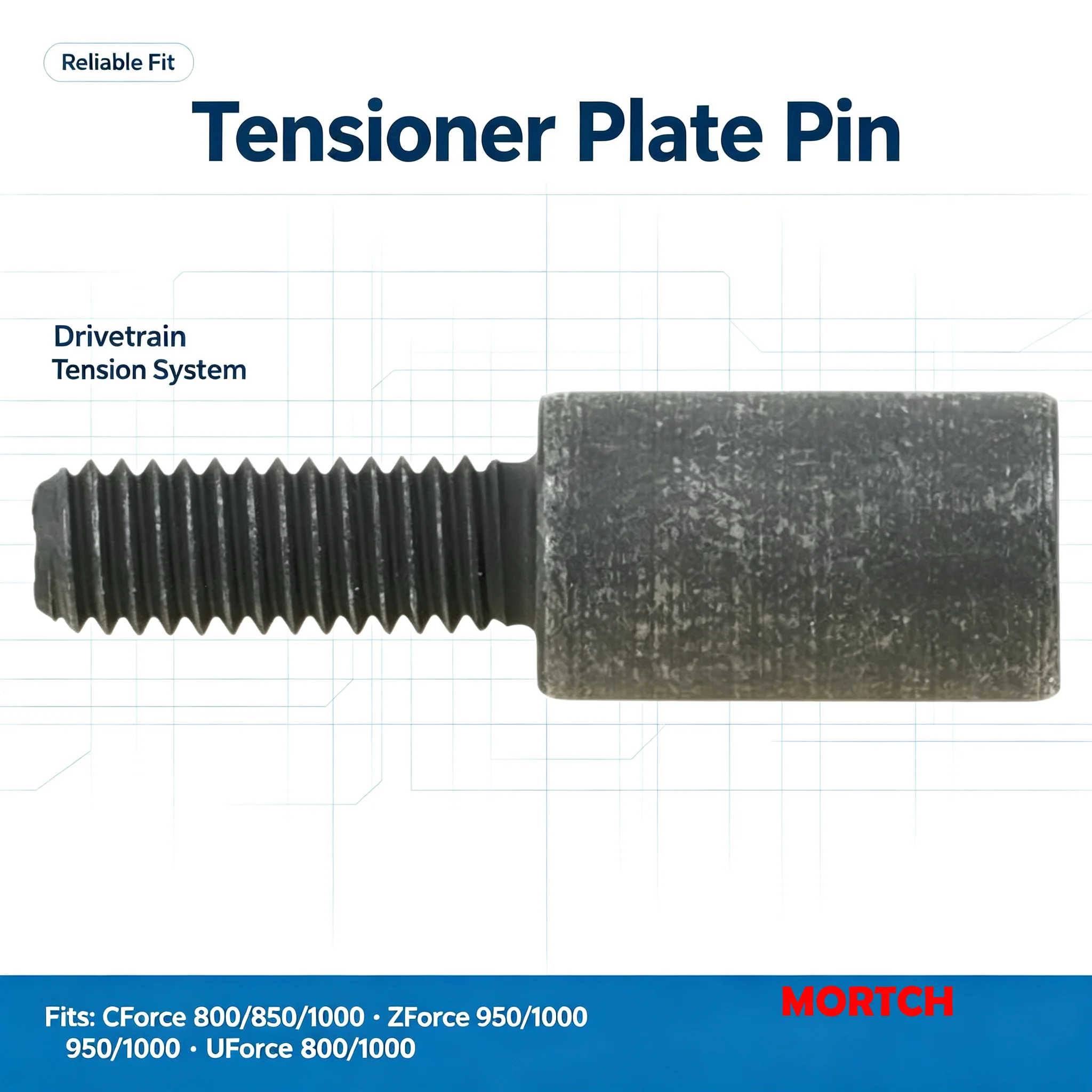 Tensioner Plate Screw 0800-023001-00002 For CFMoto CForce 800 850 1000 ZForce 950 UForce ATV