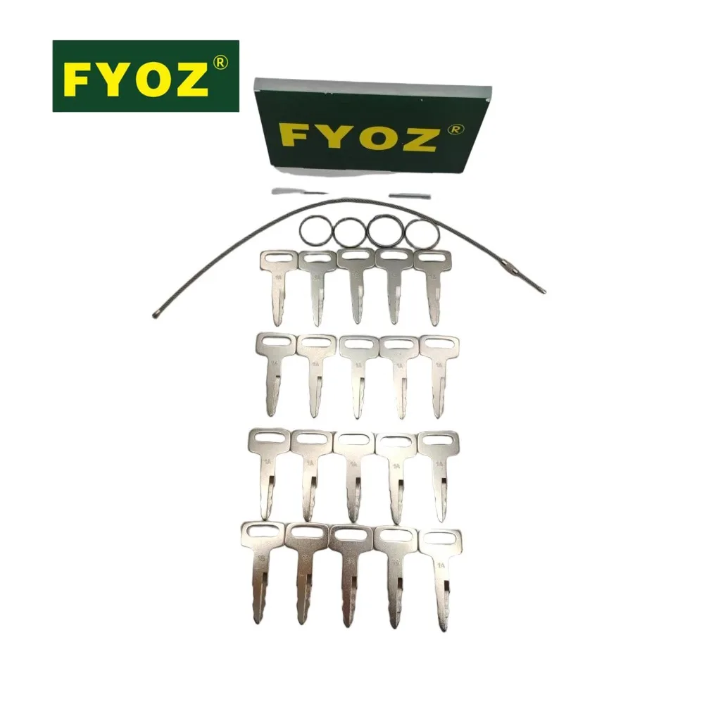 20PCS Heavy Equipment Ignition Keys 1A For Nissan Forklift
