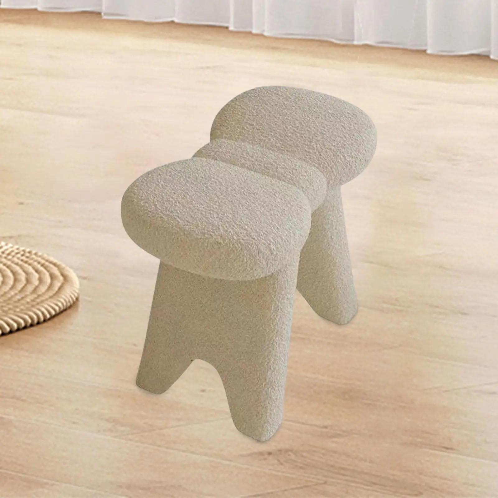 Vanity Stool Dressing Stool Seating Fashion Footrest Modern Makeup Stool for Living Room Entryway Makeup Room Bedroom Hallway