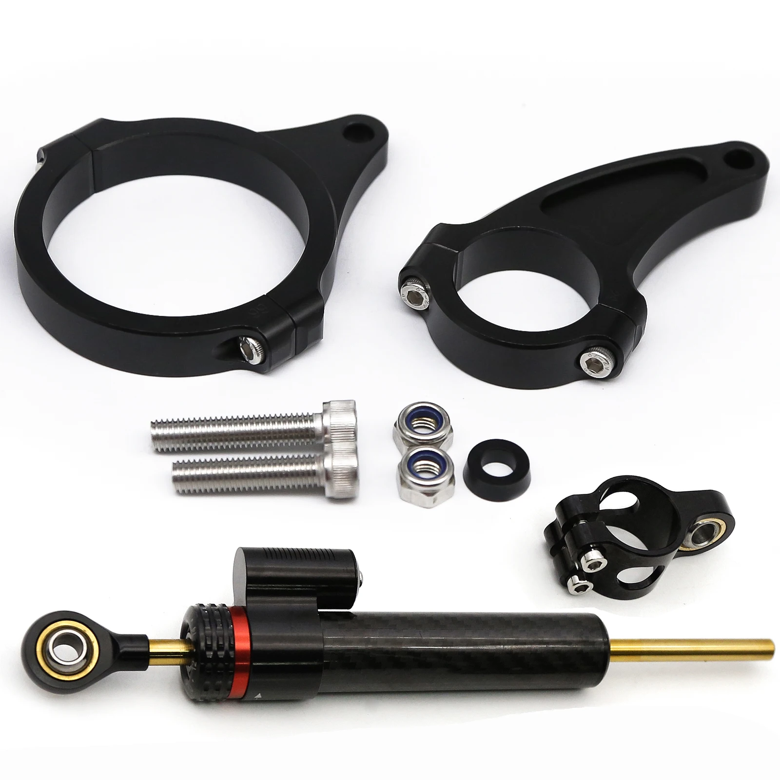 Amazon hot sale lowe price hight quality Wolf King GT Scooter bracket mount steering damper kits