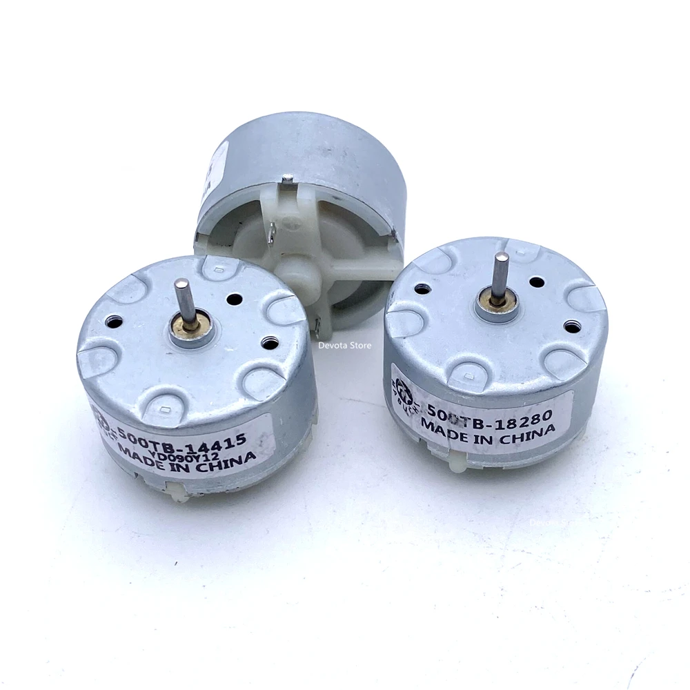 RF-500TB-12560 14415 18280 3V 5V 6V 12V 6-24V For Alarm Lamp DVD DC Gear Motor