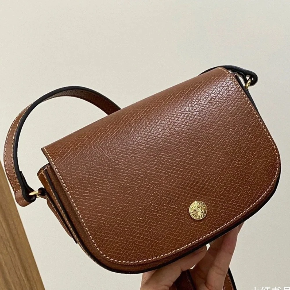 

new saddle bag mini bag small crossbody bag flip up women's fashionable bag daily travel versatile bag