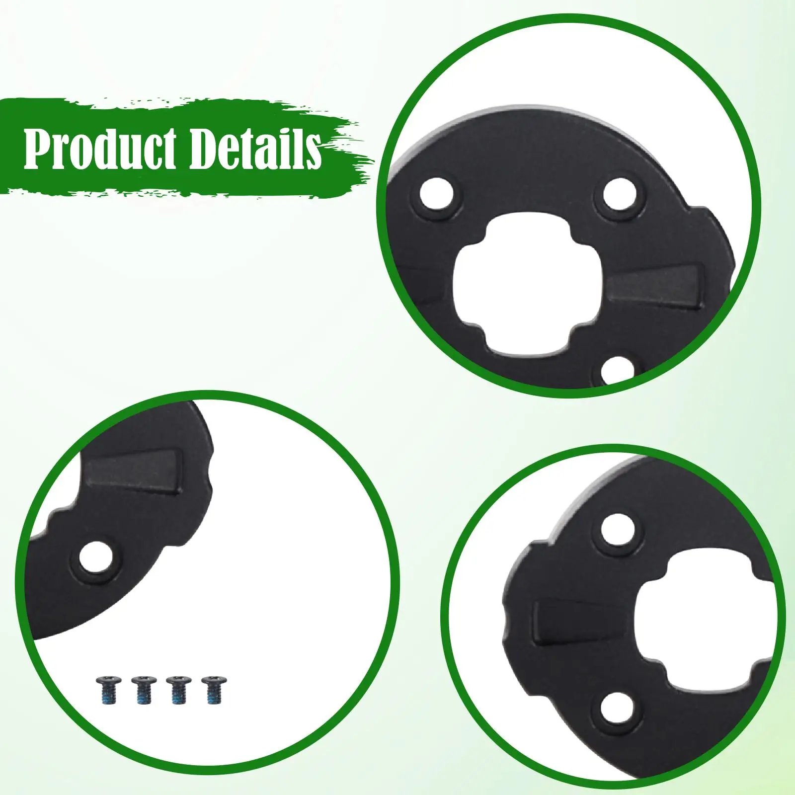 Easy Install Bicycle Computer Bracket Repair Base Durable Aluminum Alloy Part for Bike Computer Mounting and Cycling Accessories