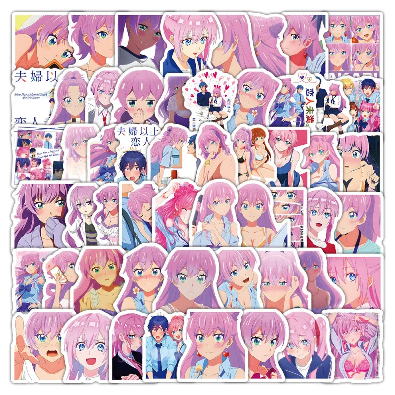 10/25/50Pcs Anime More than a Married Couple but Not Lovers Cute Stickers Cartoon Graffiti Waterproof Sticker