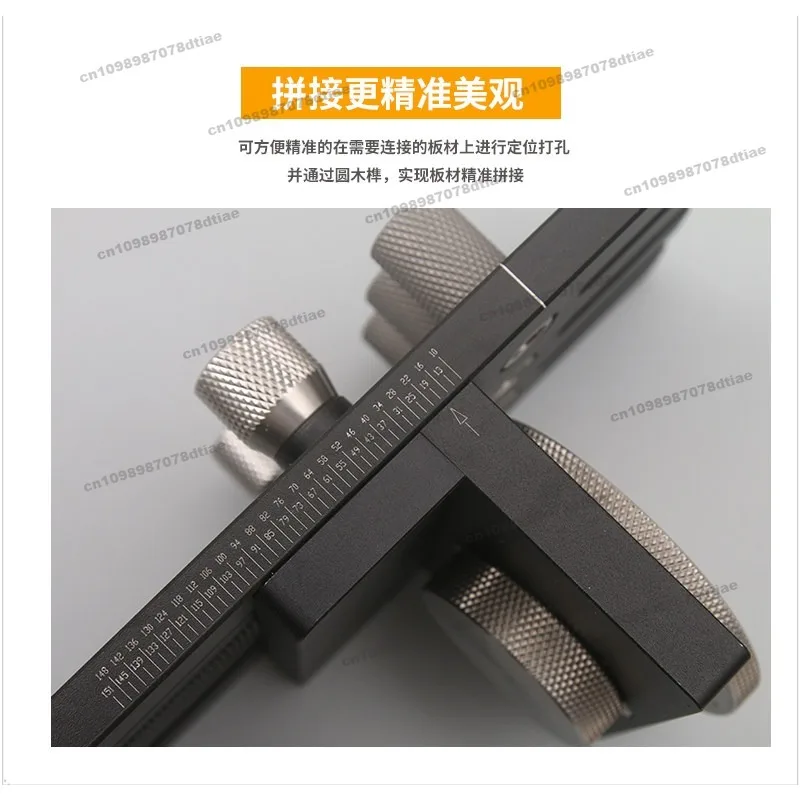 For Hole Opener, Positioner, Fine-tuning Woodworking 2-in-1 Woodworking Connection DIY