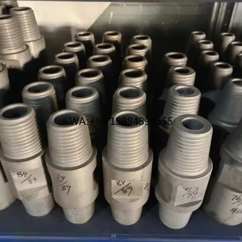 Forged 57mm Drill Pipe Connection Tool Joint 40CrMo Carbon Steel for Ore Mining and Well Drilling Equipment 42mm Drill Pipes