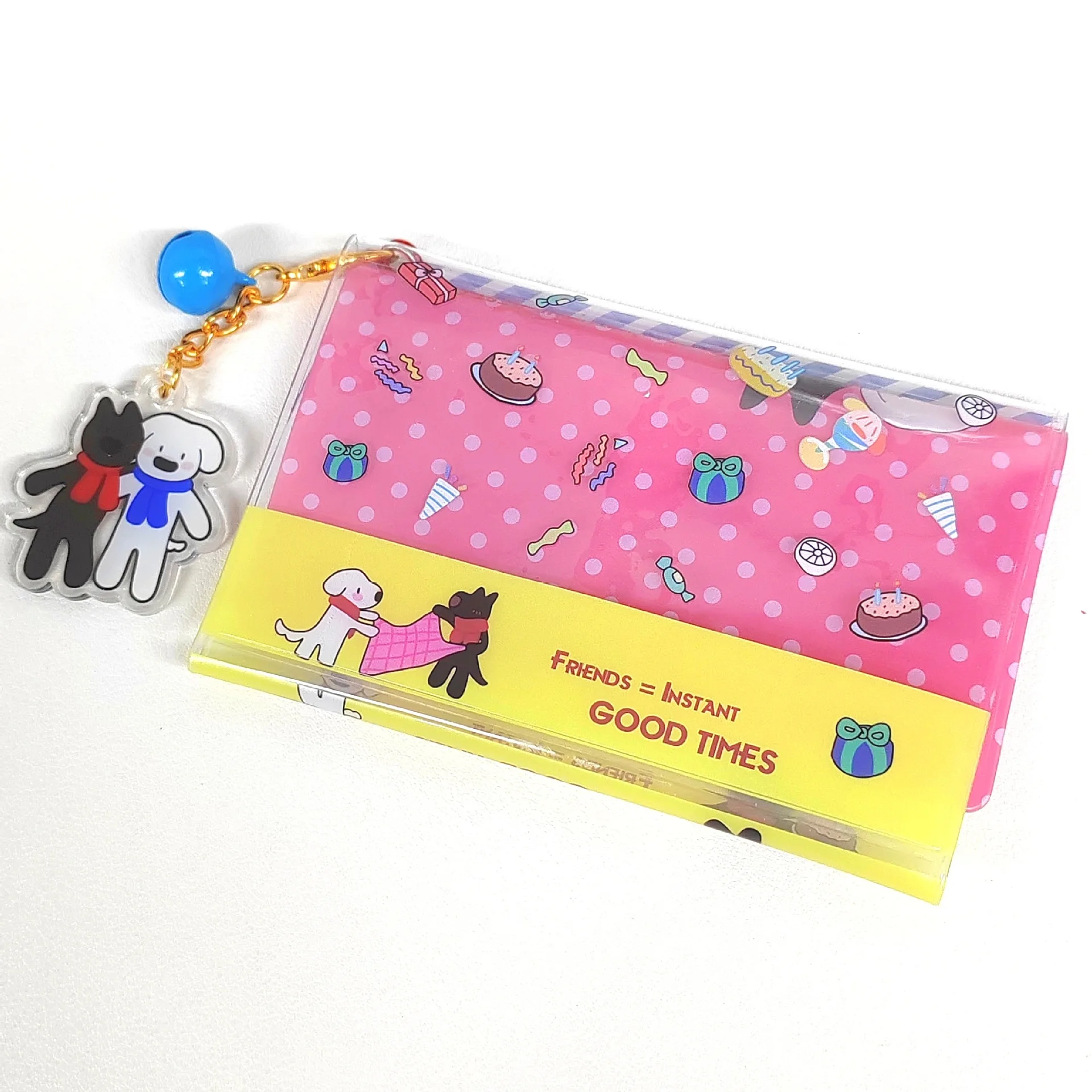 Cute Puppy Credit ID Card Storage Bag Cartoon PVC Wallet Student Campus Card Photocard Holder