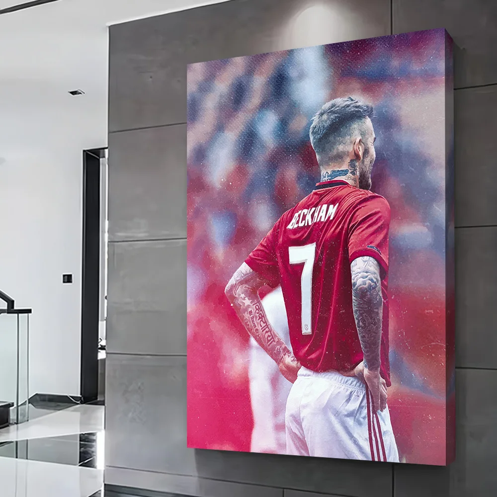 Football Player Printing Poster Customizable Pictures Wall Art Canvas Painting for Room Decorations Wand Deko Decorative Picture