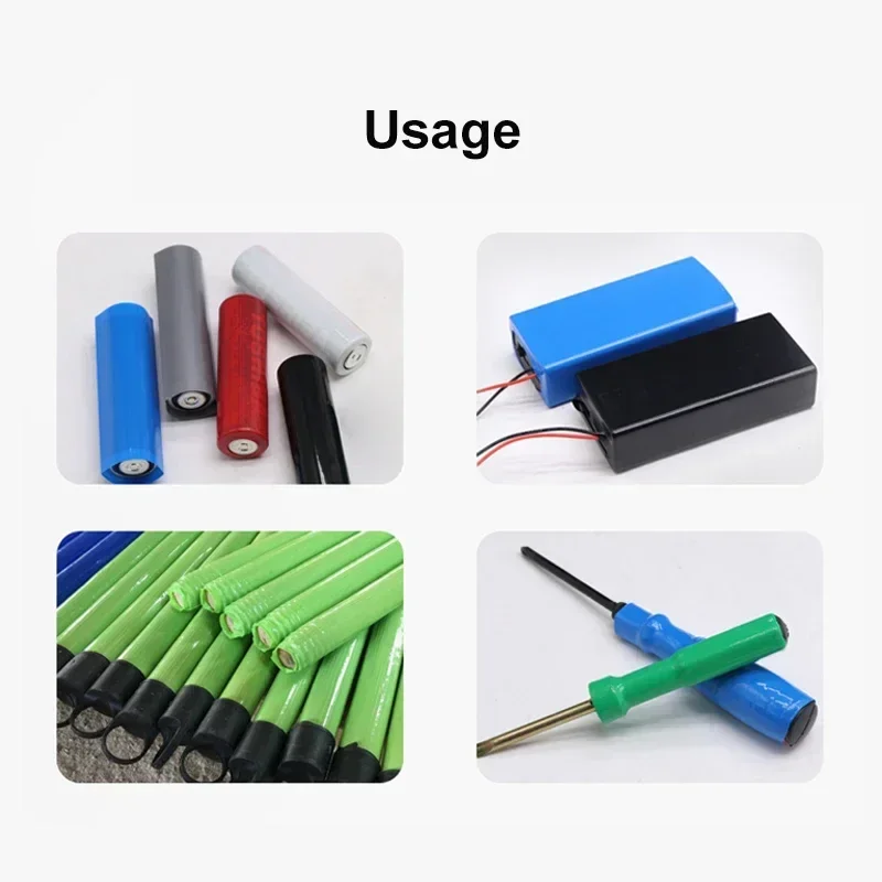 2/5M 18650 Lipo Battery PVC Heat Shrink Tube Pack Width 7mm ~ 180mm Insulated Film Wrap Lithium Case Cable Sleeve Shrink Wrap