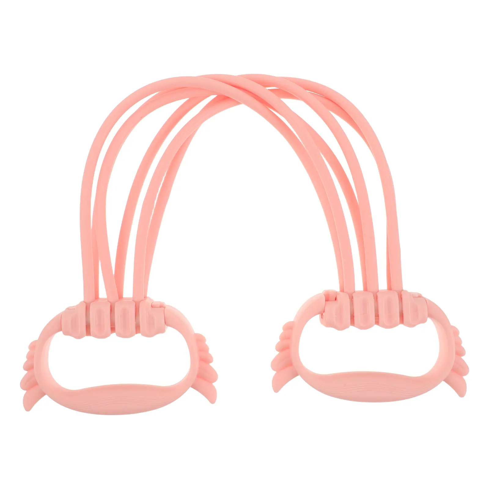 Figure 8 Resistance Band 15-90Lbs Adjustable Elastic Fitness Bands Handle 6-Strand Puller Home Workout Shoulder Back Stretching