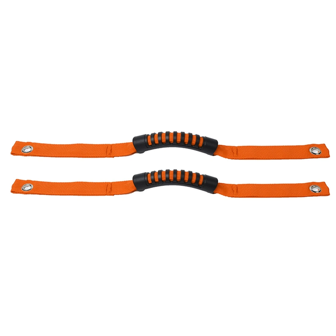 Roll Bar Grab Handles for Ford Bronco 2021 2022 Accessories Paracord Grip Handle, with Anti-Slip Design (Orange)