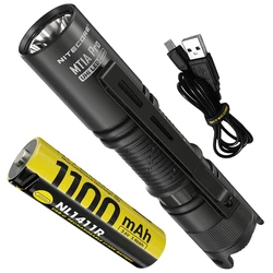 Wholesale Nitecore MT1APro 800 Lumens Flashlight 1100mAh NL1411R 14500 Rechargeable Battery Camping Hiking Emergency Night Walks