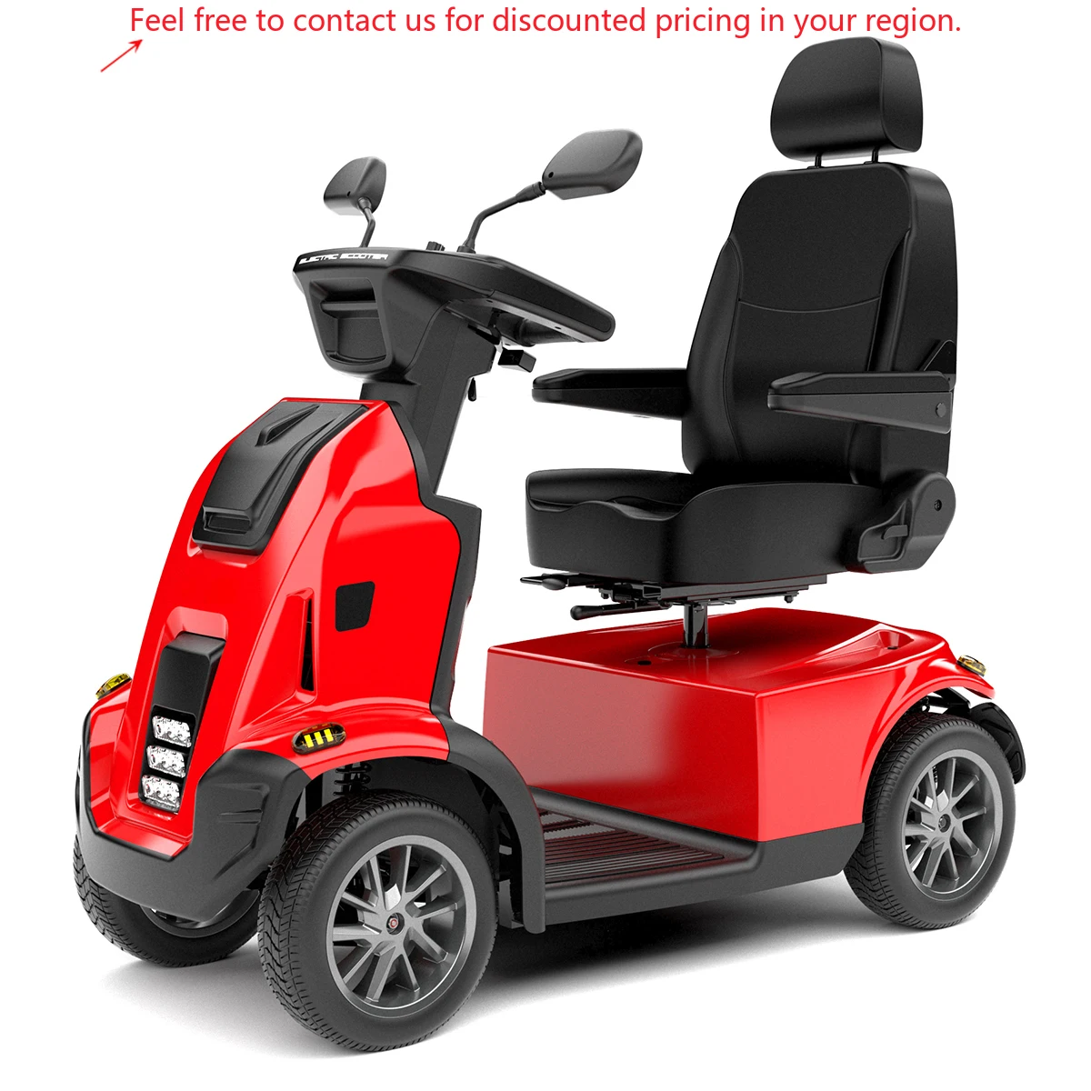 2025 High Quality Heavy Duty 4 Wheels Travel Scooter All Terrain Outdoor Durable And Safety Electric Mobility Scooter