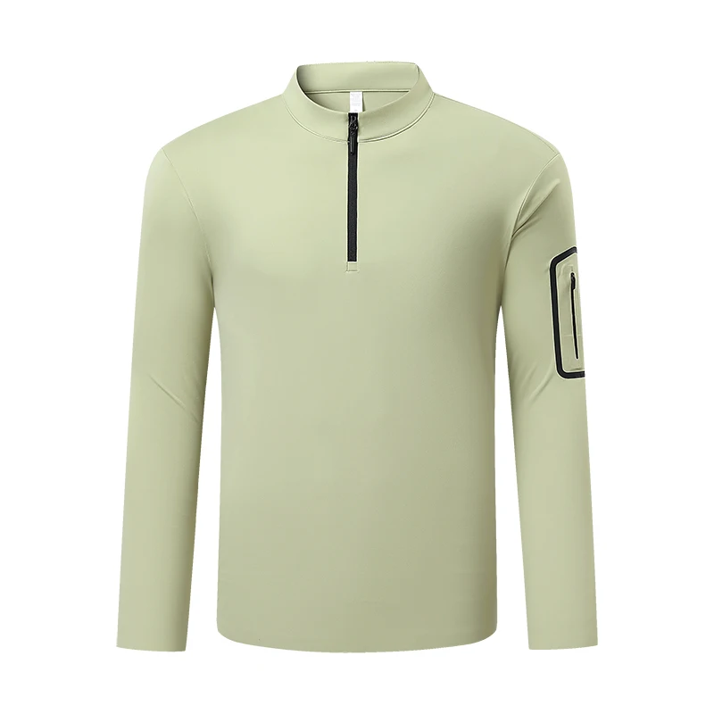 New Autumn And Winter Outdoor Sports High-Quality Seamless Laminated Long Sleeved T-Shirt For Men'S Casual Fashion Versatile Top