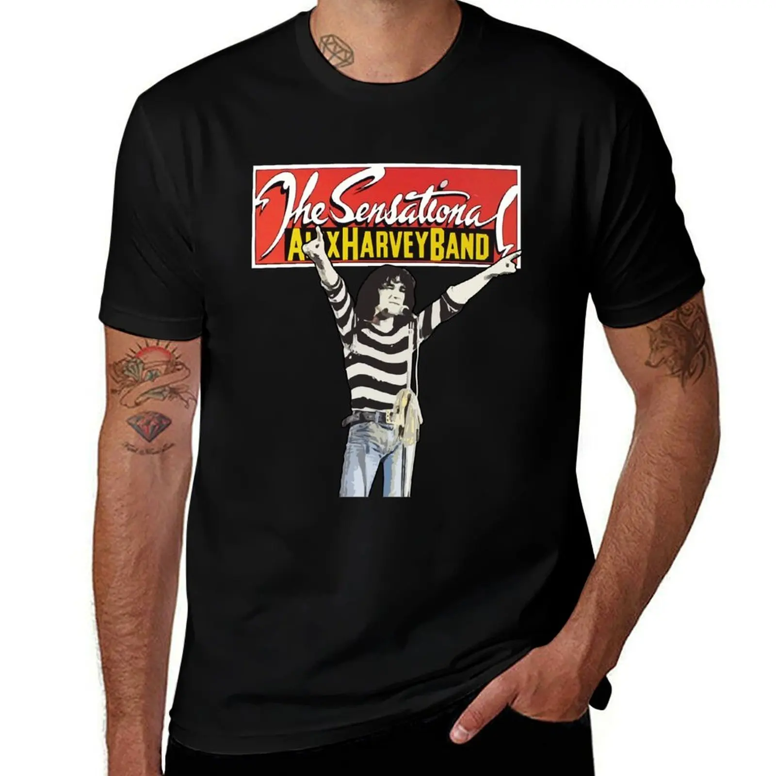 

The sensational alex harvey band T-Shirt t shirts for man pack white t shirt for man T-Shirt