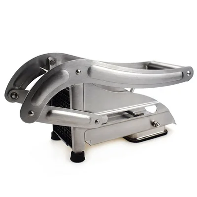 Customizable Stainless Steel Two Blade French Fries Cutter, Household  Potato Slicer Cucumber Slicer Radish Slicer