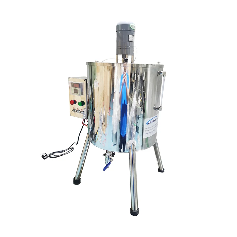 Hot Selling Lipstick Heating Stirring Filling Machine With Mixing Hopper Heater Tank Hot for Crayon Handmade Soap Filler Heat Mi