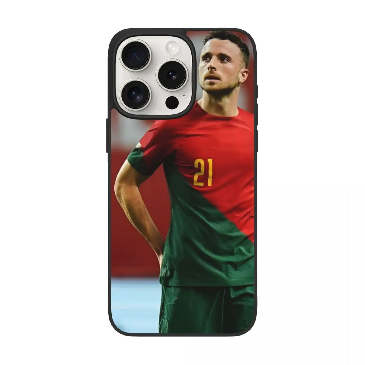 

Чехол для телефона Diogo Jota Football для iPhone 15 Pro, противоударный чехол из ТПУ для телефона