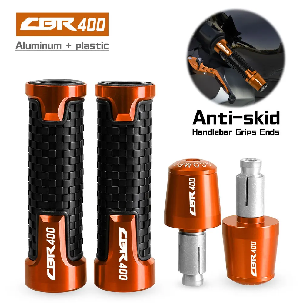 

FOR HONDA CBR400 1986 1987 1988 1989 1990 1991 1992 CNC Hndlebar Grips Ends Weight handle bar grip end Anti Vibration Silder