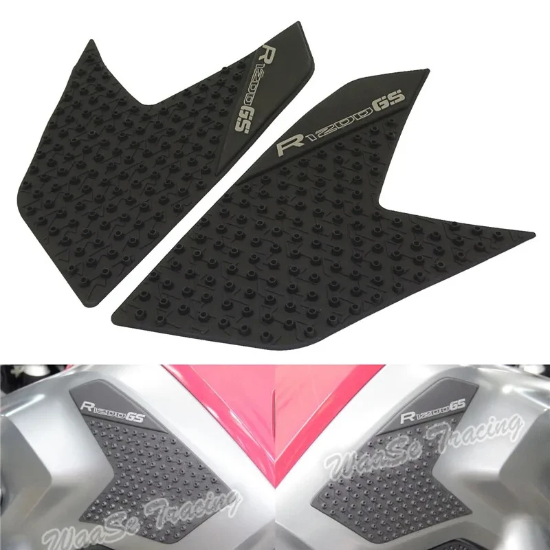 

Motorbike Tank Pad Protector Sticker Decal Gas Knee Grip Tank Traction Pad Side For BMW R1200GS 2013 2014 2015 2016 2017 2018