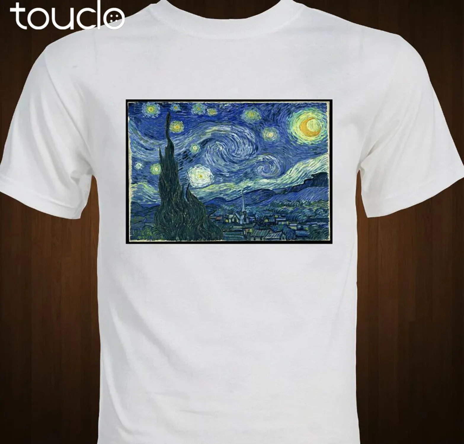 Van Gogh Starry Night Famous Impressionist Art T-Shirt  Newest Men'S Funny Fashion Classic Band Shirts