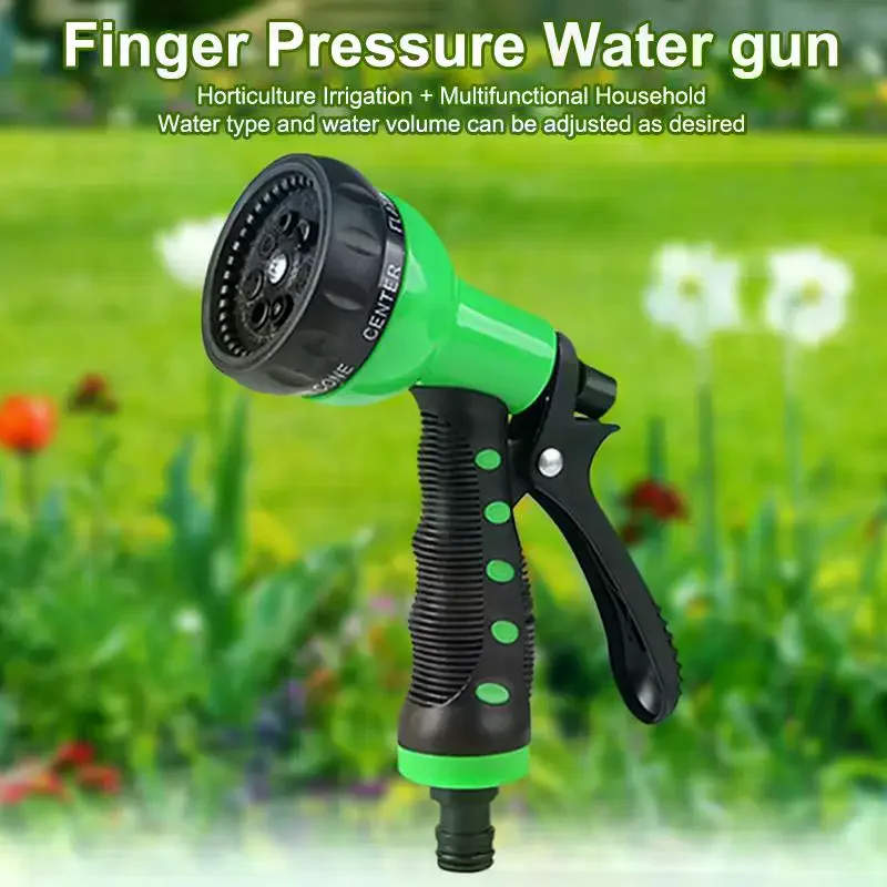 Garden Hose Spray Nozzle 7 IN 1 Adjustable Spray Modes Non Slip Grip For Lawn Car Washing Garden Watering