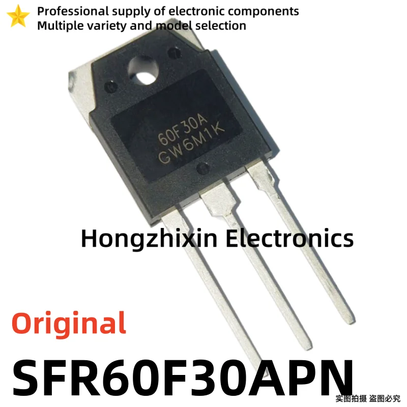 10PCS 100% New Imported Original SFR60F30APN TO-3P SFR60F30APS SL60F30A 60F30A TO-247 Fast Recovery Diode 60A 300V