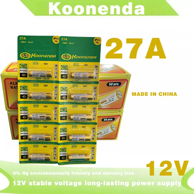 4-30PCS New Dry Alkaline Battery 27A 12V A27 For Doorbell Car Alarm Remote ControlMN27 MS27 GP27A A27 L828 V27GA ALK27A