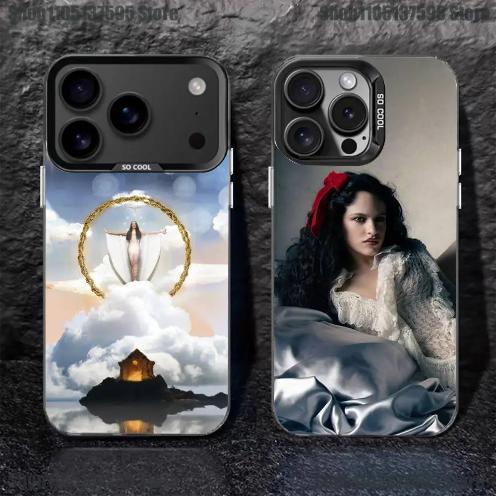 

Singer R-RosaliaS Phone Case For iPhone 17,16,15,14,13,12,11,Pro,XS,Max,Plus,Mini,SE4,E Black Matte Shockproof Cover