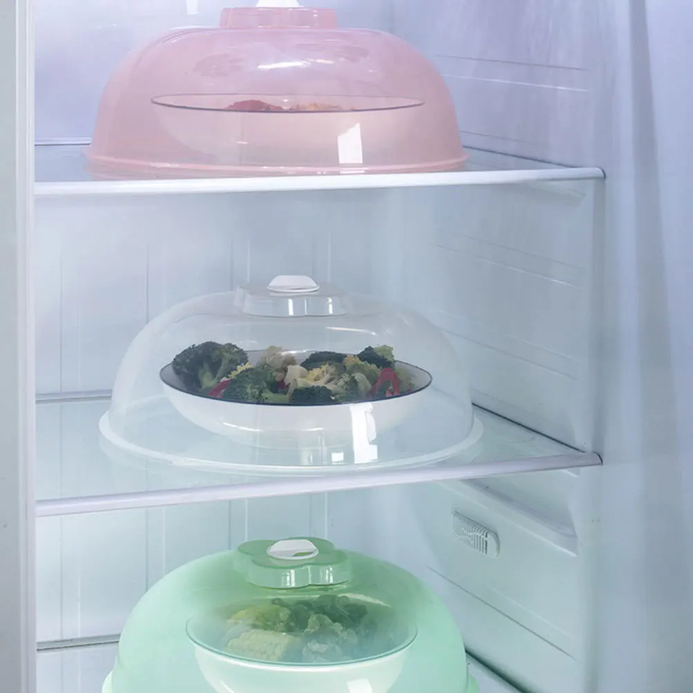 

1 шт., нагревательная крышка для микроволновой печи, прозрачная крышка для еды для сохранения температуры, пыленепроницаемая, практичное решение для хранения на кухне
