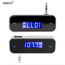 3.5mm Jack Wireless Stereo Music Audio Transmitter LCD Display Dongle Car Kit FM Radio MP3 Player for iPhone Speaker Handsfree