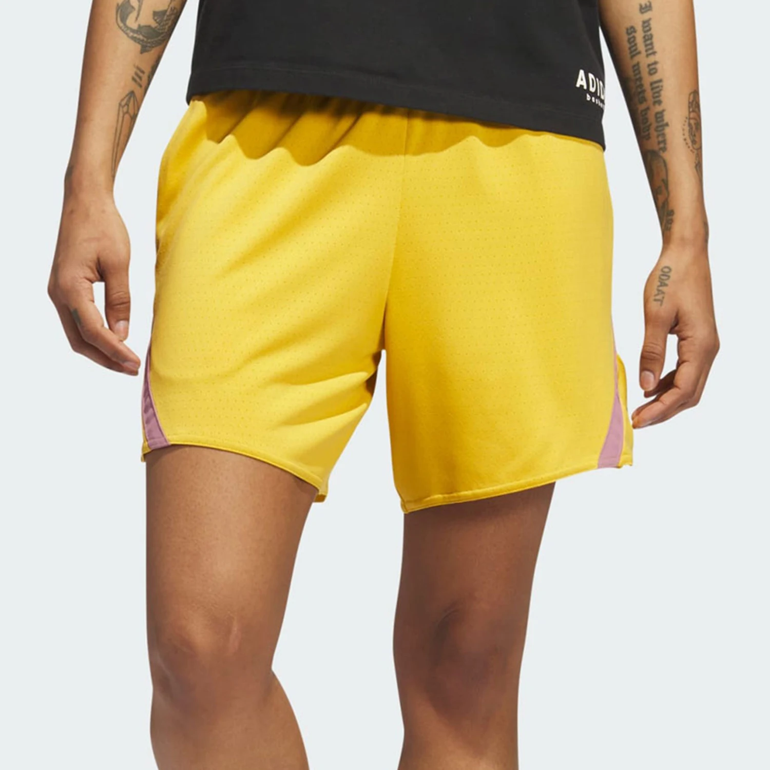 

Adidas Official Summer Women's Loose Breathable Sports Training Shorts IJ5261