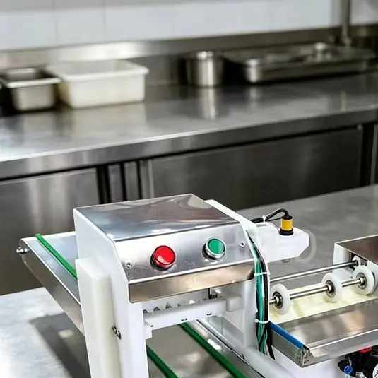 Commercial Automatic Skewer Threading Machine, Pneumatic Bbq Stringing Equipment, Meat Vegetable Skewer Maker