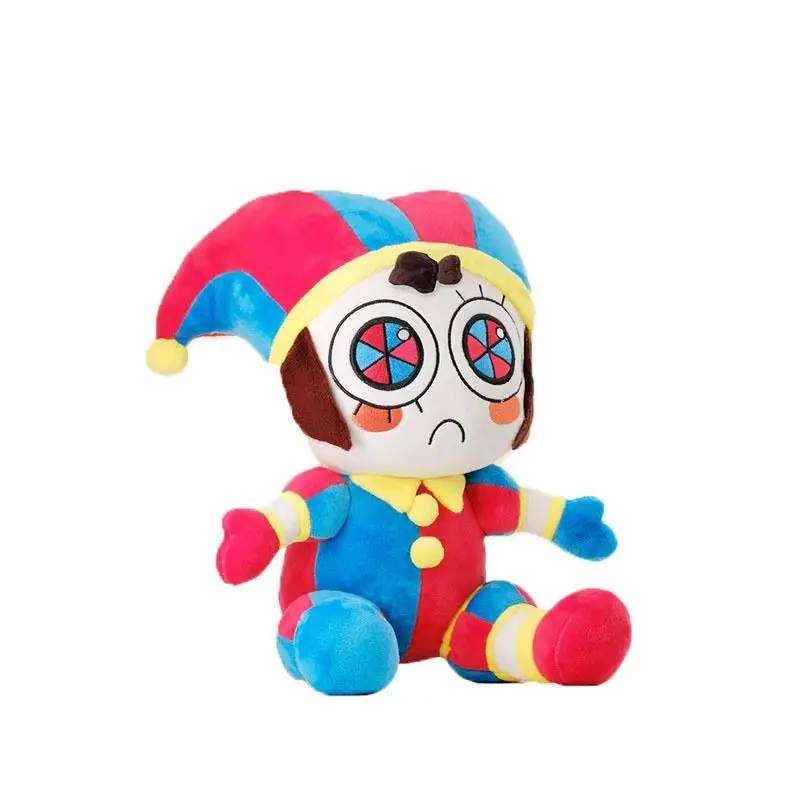 The Amazing Digital Circus Pomni Jester Clown Plush Soft Stuffed Toy Cartoon Doll Home Decor Throw Pillow For Adult Collection